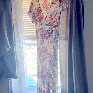 Floral a line dress